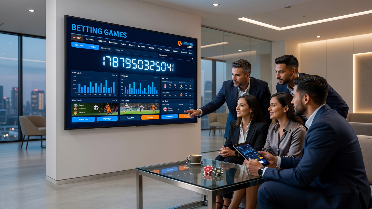Mobile screen displaying hybrid betting games with live sports integration and instant payout indicators