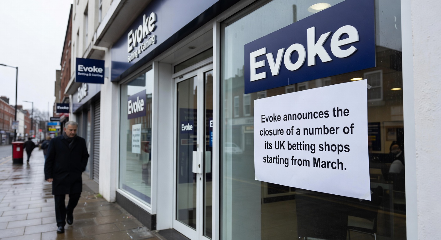 Graph illustrating UK gambling revenue split between online and land-based segments, showing a clear upward trend in digital while physical plateaus