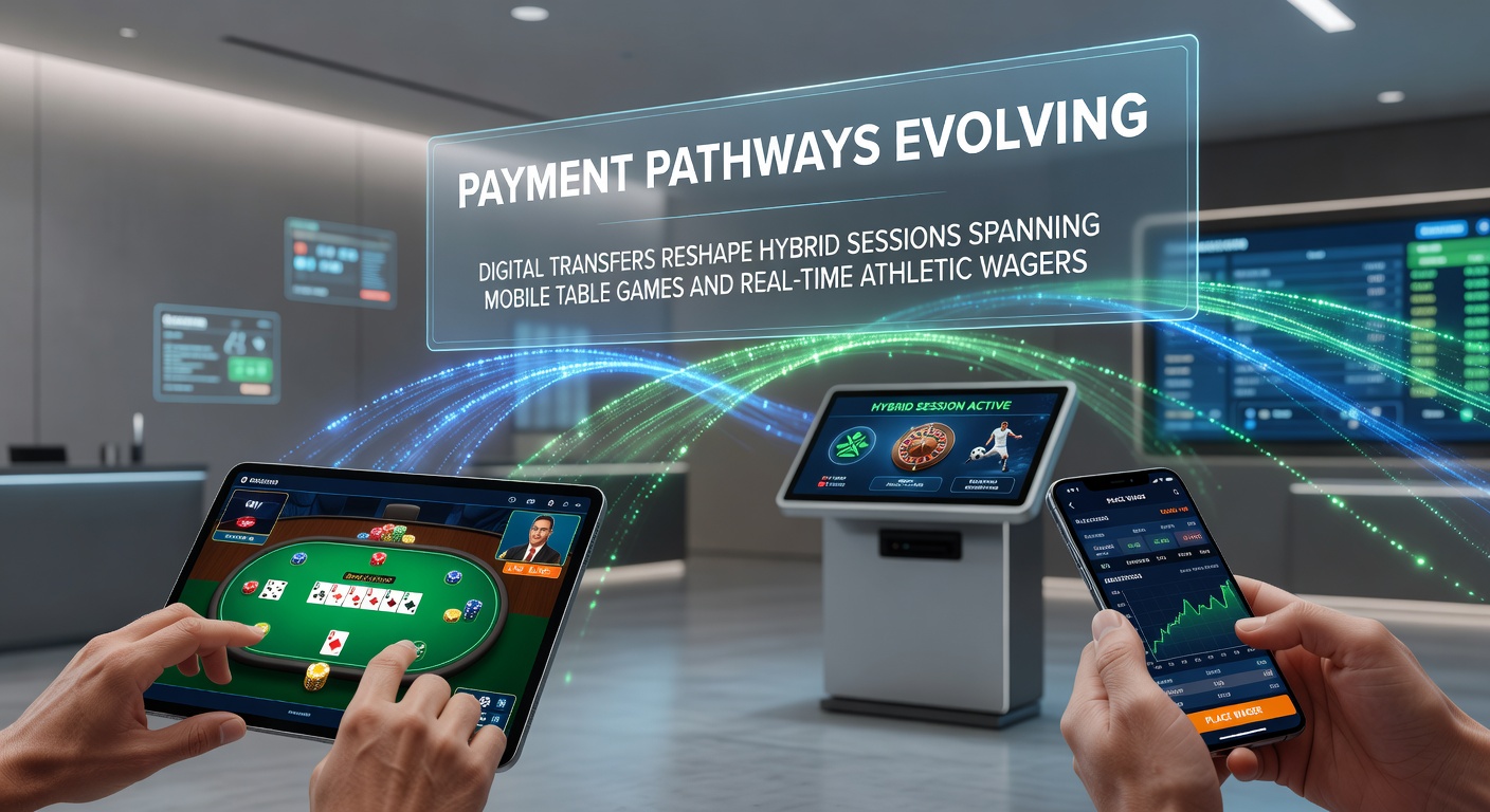 Digital payment interfaces connecting mobile table games with live sports betting platforms